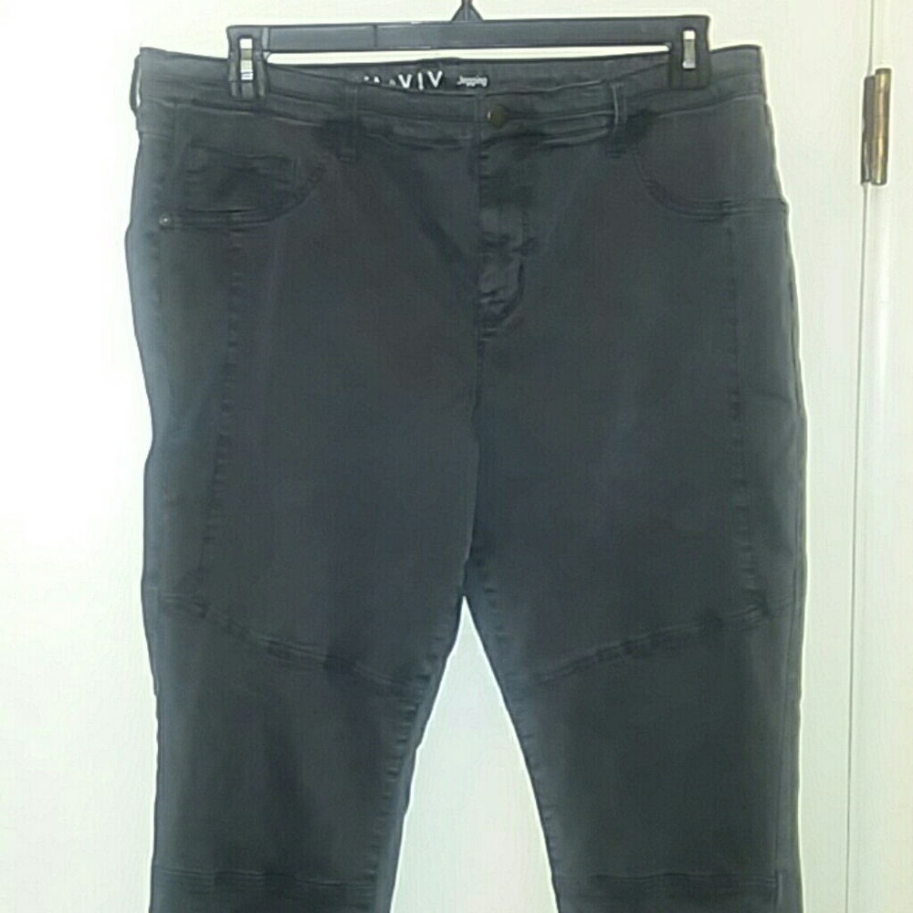 Ava & Viv Jegging Gray size 18W